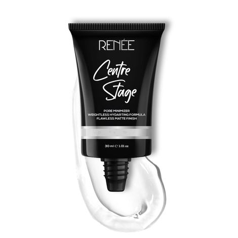 Buy Renee Centre Stage Primer 30 ml, Transparent Lightweight, Non-Sticky, Long Lasting Formulation Enriched With Vitamin E, Hides Pores & Fine Lines For Smooth & Even Skin With Matte Finish-Purplle