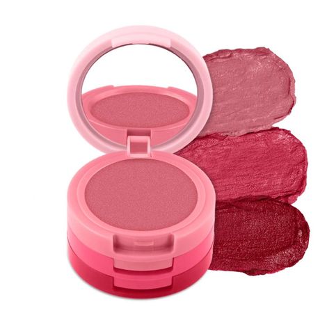 Buy Renee Glam Stack 3-In-1 Lip & Cheek Tint - Pink 4.5 gm, 3 Shades in 1, Rich Creamy Natural Seamless Finish, Smooth & Blendable Formula, Travel Friendly, Quick & Easy to Use-Purplle