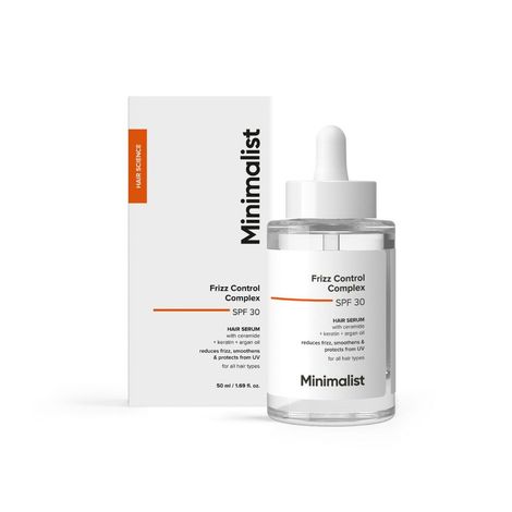 Buy Minimalist Frizz Control Complex SPF 30 Hair Serum 50 ml-Purplle