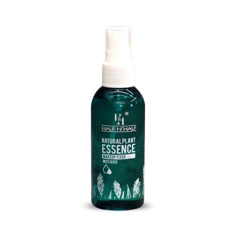 Buy Half N Half Natural Plant Essence Makeup fixer Mist & Fix, Transparent, 80 ml-Purplle