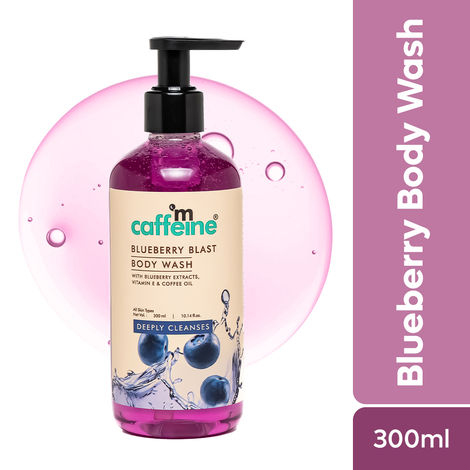 Buy mCaffeine Blueberry Blast Body Wash_300 ml-Purplle