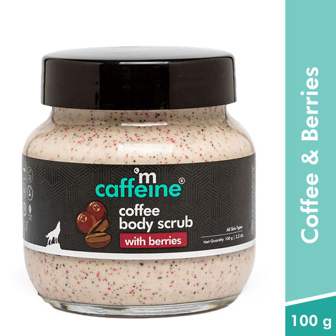Buy mCaffeine Coffee Body Scrub with Berries_100 gm-Purplle