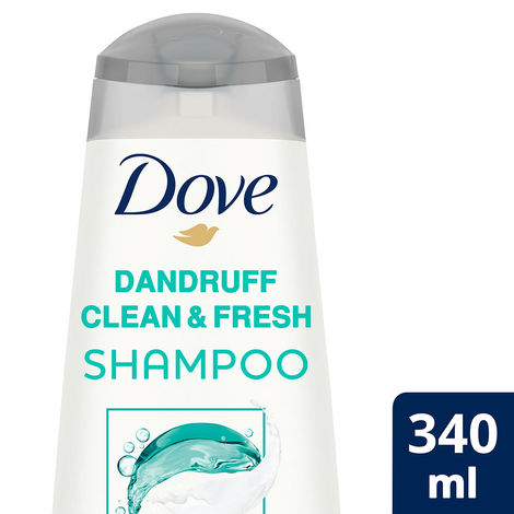 Buy Dove Dandruff Clean & Fresh Shampoo (340 ml)-Purplle