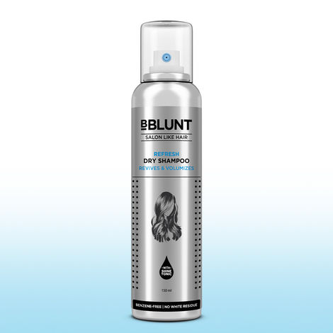 Buy Bblunt Refresh Dry Shampoo to Instantly Refresh & Add Volume - 150 ml Benzene-Free | Leaves No Residue-Purplle