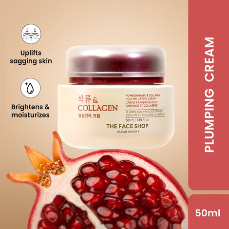 Buy The Face Shop Pomegranate And Collagen Volume Lifting Cream (50 ml)-Purplle