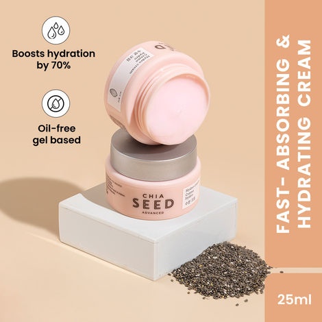 Buy The Face Shop Chia Seed Hydro Cream with Vitamin B12 & Chia Seeds | 24HR Intense Hydration Face Cream | For Intense Moisturization & Skin Barrier Protection | Korean Skin Care, 25 ml-Purplle