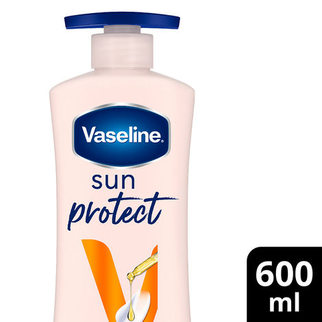 Buy Vaseline Sun Protect SPF 30 Body Lotion, Reduces Tan Lines in 7 Days, UVA + UVB PA+++, 600 ml-Purplle