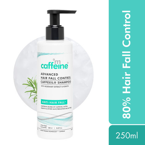 Buy mCaffeine Advanced Hair Fall Control Caffexil® Shampoo 250 ml-Purplle