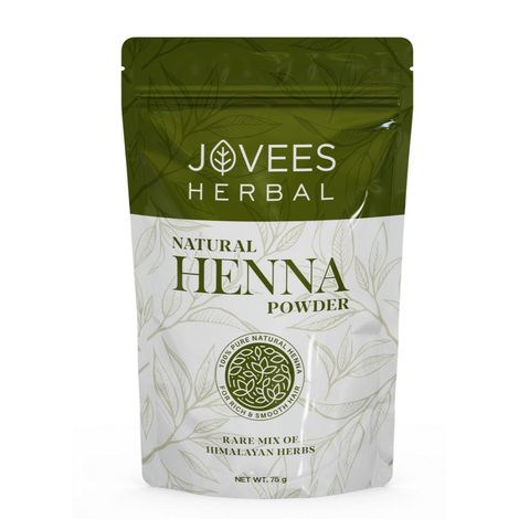 Buy Jovees Herbal Mehandi/Henna Powder | With Amla, Shikakai & Brahmi Powder | For Extra Conditioning | Control Hair Fall & Repairs Damaged Hair 75 gm-Purplle