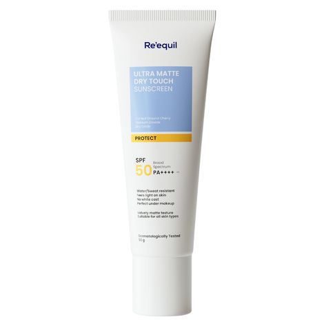 Buy Re'equil Ultra Matte Dry Touch Sunscreen Gel SPF 50 PA++++ 50 gm-Purplle