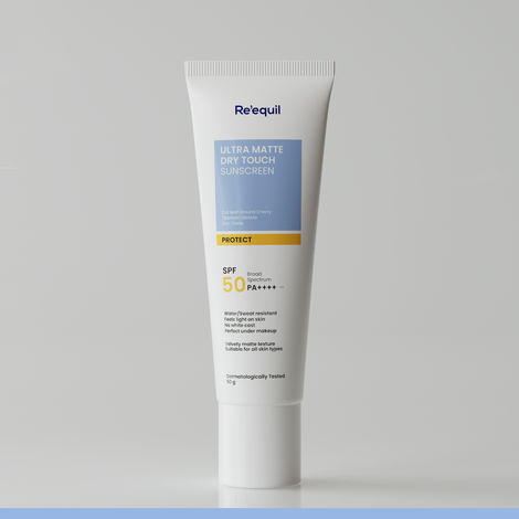 Buy Re'equil Ultra Matte Dry Touch Sunscreen Gel SPF 50 PA++++ 50 gm-Purplle