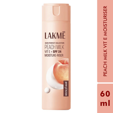 Buy Lakme Peach Milk Moisturizer SPF 24 PA Sunscreen Lotion 60 ml-Purplle