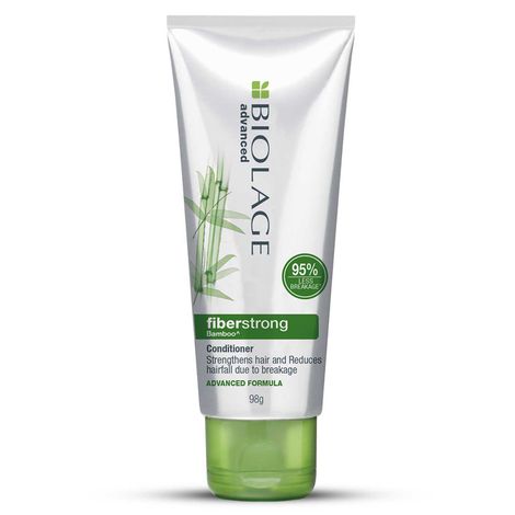 Buy Biolage Professional Fiberstrong Anti-Breakage Conditioner, 95% Less Breakage & Reduces Hairfall, With Bamboo, Vegan & Cruelty-Free, 98 gm-Purplle