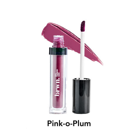 Buy Brwn Matte Melt Liquid Lipstick - Pink-o-Plum 4.5 ml-Purplle