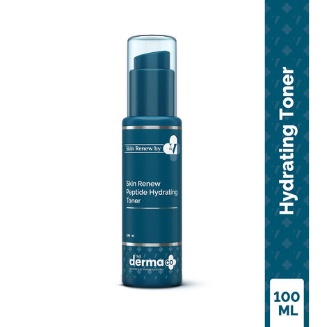 Buy The Derma Co. X Dr. V Skin Renew Peptide Hydrating Toner with Peptide & Hyaluronic Acid| Unclogs Pores | Instantly Hydrates Skin | Accelerates Skin Renewal | Firm & Youthful Skin | With Mist Spray | With Salicylic Acid |Fragrance-Free 100 ml-Purplle