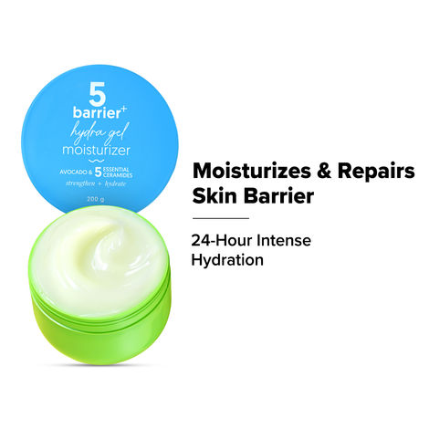 Buy Aqualogica Barrier+ Hydra Gel Moisturizer with 5 Ceramides & Avocado - 200 gm 24-Hour Intense Hydration | Weightless Water-Like Gel Texture | Non Sticky & Quick Absrobing for Healthy Skin Barrier I For Dry & Sensitive Skin I Men & Women-Purplle