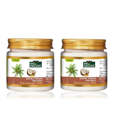Buy Indus Valley Bio Organic Extra Virgin Coconut Oil For Body, Hair, Skin & Baby Massage Oil Hair Oil (350 ml)-Purplle