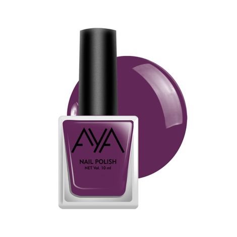 Buy AYA Nail Polish 06 Purple (10 ml)-Purplle