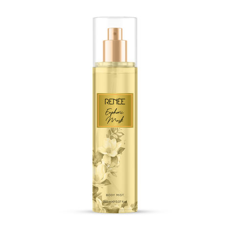 Buy RENEE Euphoric Musk Body Mist, Warm & Spicy Body Mist, Long Lasting Premium Fragrance for Women, With Luxurious Blend of Caraway, Bitter Almond, Travel-Friendly, 150 Ml-Purplle