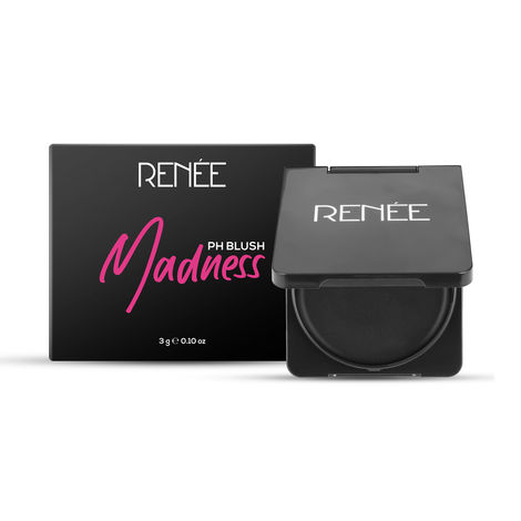 Buy RENEE Madness pH Blush 3 Gm, Highly Blendable, Light Weight, Long Lasting, All Day Moisturizing Formula, Instant Unique Pink Payoff As Per Skin'S Ph Level, Enriched With Olive, Macadamia & Shea-Purplle