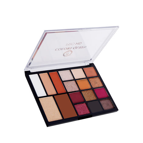Buy Colors Queen Pro HD Eyeshadow Palette with Contour & Highlighter - 32.5 gm (Shade - 02)-Purplle
