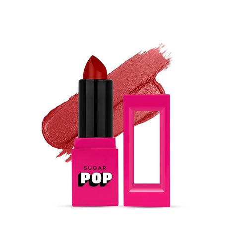 Buy SUGAR POP Satin Matte Luxe Lipstick 08 Carnation - 3 gms - Satin-matte | Long-wearing | Full Coverage | Hydrating-Purplle