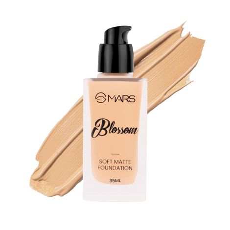 Buy MARS Blossom Soft Matte Foundation | Blendable and Buildable | Flawless Base Foundation for Face Makeup (30 ml) (03-WARM NUDE)-Purplle