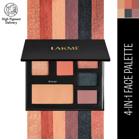 Buy Lakme Glitterati Face Palette-Night Diva, multitasking pallete, high pigment payoff 14 gm-Purplle