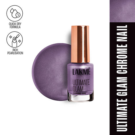 Buy Lakme Ultimate Glam Chrome Nail CH2 6 ml-Purplle