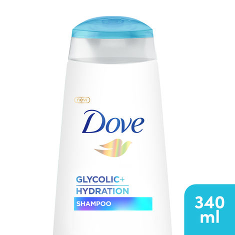 Buy Dove Glycolic Hydration Shampoo - 340 ml-Purplle