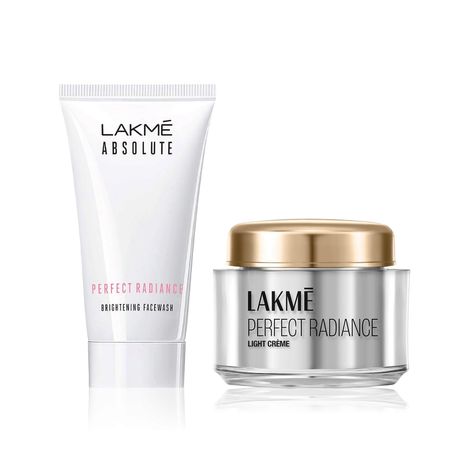 Buy Lakme Perfect Radiance Brightening Face Wash, Illuminated Look, 50 g + Day Cream 50 gm-Purplle