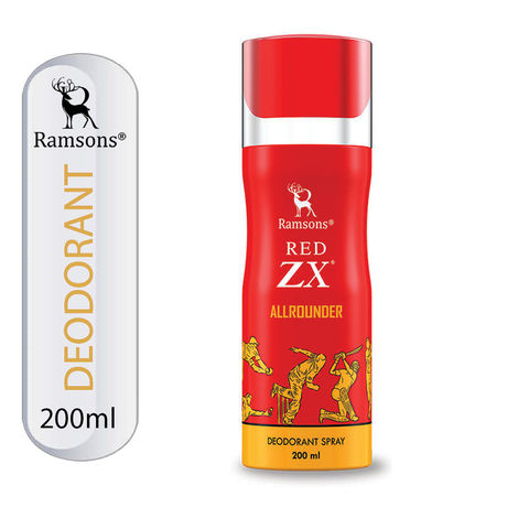 Buy Ramsons Perfumes Red ZX Allrounder Deodorant - 200 ml-Purplle