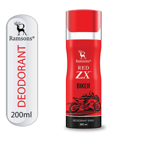 Buy Ramsons Perfumes Red ZX Biker Deodorant - 200 ml-Purplle