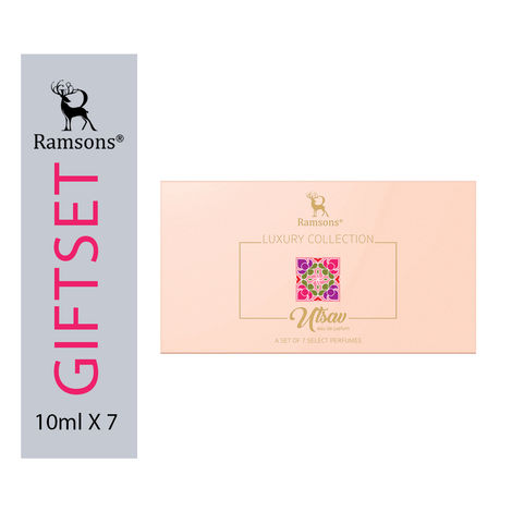 Buy Ramsons Perfumes Utsav Eau de Parfum - 70 ml | Luxury Collection | Set of 7 | 7x10 ml-Purplle