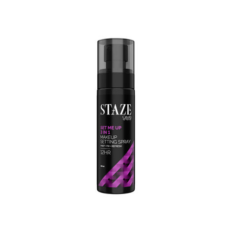 Buy Staze 9to9 Set Me Up 3 In 1 Prep + Fix + Refresh Makeup Setting Spray | Locks Makeup for 12H | Mattifying & Non-sticky | Absorbs Instantly | 100 ml-Purplle