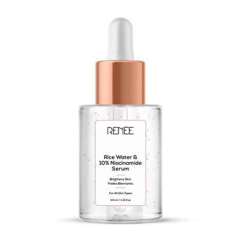 Buy RENEE Rice water & 10 % Niacinamide Serum, Help Reduce Pores, Blemishes & Redness, Brightens, Restores elasticity, Combats signs of skin aging & pigmentation, 30 ml-Purplle