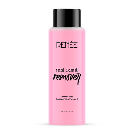 Buy RENEE Nail Paint Remover, Easy & Hassle Free Removal, Keeps Nails Moisturized & Stain-Free, Acetone Free, Easy to Use, Travel Friendly, Enriched with Vitamin E & Glycerin, 100 ml-Purplle