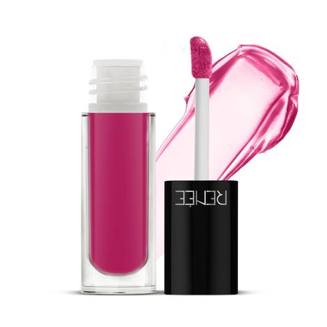 Buy RENEE Hot Lips Pink Lip Gloss, Helps Archive Fuller & Supple Lips with High-Glossy Shine, Hydrates & Softens, Lightweight & Non Sticky Formula, Enriched with Vitamin E, 4.5 ml-Purplle