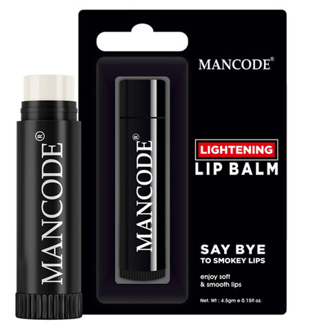 Buy Mancode Ligthening Lip Balm for men, Lightens and Brightens Lips, 4.5 gm-Purplle