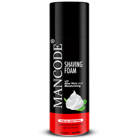 Buy Mancode Shaving Foam for Men Shave Foam Minimizes risk of nicks cuts & razor burn, 500 ml-Purplle
