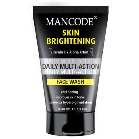 Buy Mancode Skin Brightening Face Wash for men 100 gm-Purplle