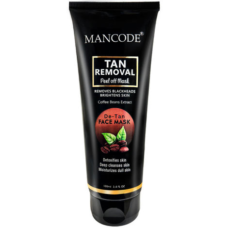 Buy Mancode Tan Removal Peel off Mask, 100ml-Purplle