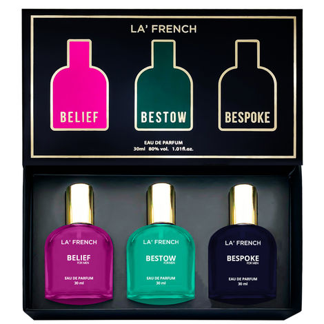 Buy La French Belief- Bestow & Bespoke Perfume Valentine Gift Set for Men 90 ml-Purplle