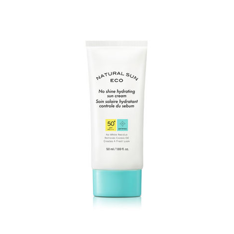 Buy The Face Shop Naturalsun Eco No Shine Hydrating Sunscreen SPF 50+ PA++++, For Broad Spectrum protection & Leaves No White Cast 50 ml-Purplle