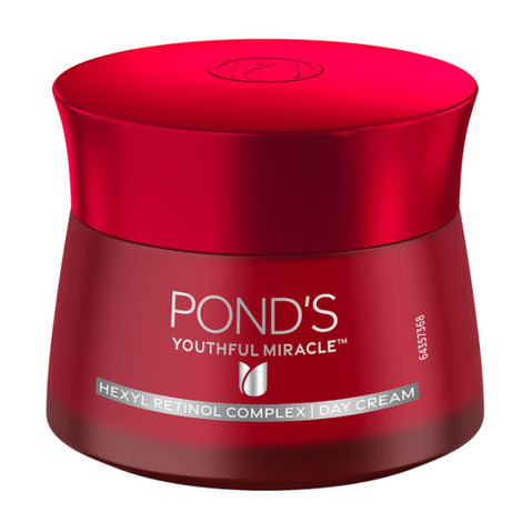 Buy Ponds Youthful Miracle Hexyl Retinol Complex, Renew & Repair Day Cream 12 gm SPF 15 PA++-Purplle