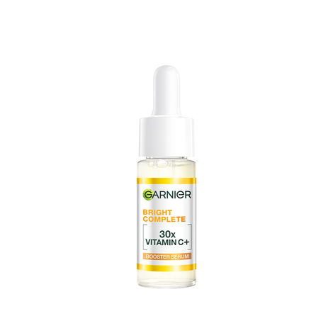 Buy Garnier Skin Naturals, Bright Complete 30X Vitamin C Booster Face Serum, Increases Skin's Glow Instantly and Reduces Spots Overtime, with 2% Niacinamide + 0.5% Salicylic Acid, for Men & Women, 15 ml-Purplle
