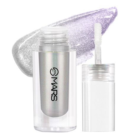 Buy MARS Northern Lights Liquid Eyeshadow With Dual-Tone Chrome Effect | Liquid Shimmer | One Swipe Pigmentation | Smudge Proof | Light Weight Formula (1.8 ml) (04-Icelandic Frost)-Purplle