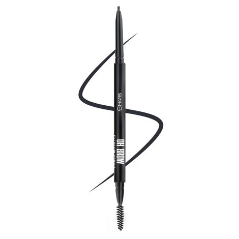 Buy MARS OH Brow Eyebrow Pencil | Micro Precision Retractable with a Spoolie | Highly Pigmented | Smudge Proof & Water Resistance | Long-Lasting | Lightweight Eyebrow Pencil | (0.1 gm) (Black)-Purplle