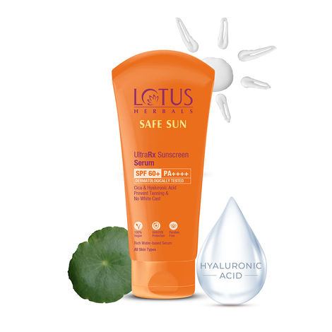 Buy Lotus Herbals UltraRX Sunscreen serum SPF 60+ PA++++ - 75 ml-Purplle