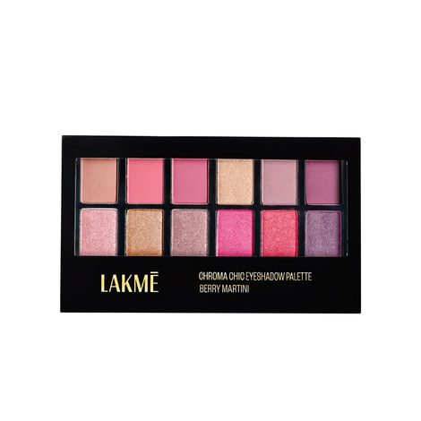 Buy Lakme Glitterati Chroma Chic Eye Shadow Palette|| Berry Martini|| 12 gm-Purplle